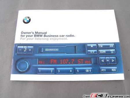 ES#13170 - 01419791557 - Operating instructions, radio "en US" - SA669Sa - Genuine BMW - BMW