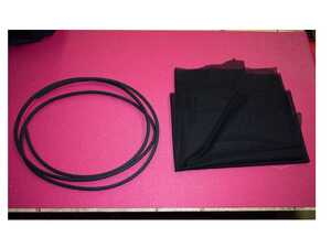 ES#4685526 - MeshReplacementK - Mesh Replacement Kit - Universal mesh used for some factory OEM wind deflectors and all Love The Drive units. - Love the Drive - MINI