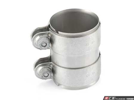 ES#3197344 - 8W0253141D - Dual Clamp Exhaust Sleeve - Quiet down your leaking exhaust. 60mm - Genuine Volkswagen Audi - Audi