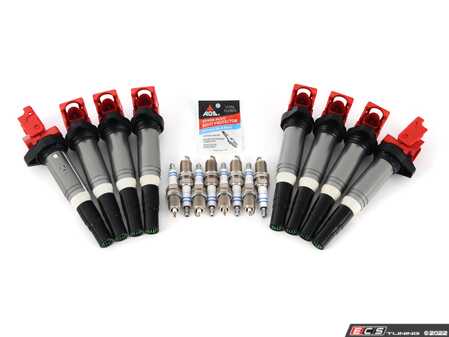 ES#4660647 - D650-0003KT6 - Performance Ignition Service Kit - Everything you need to service your ignition system, featuring red Dinan performance ignition Coils! - Dinan - BMW