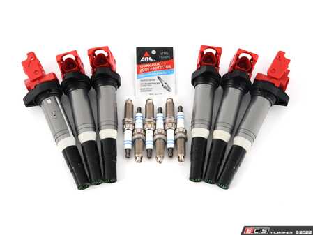 ES#4660646 - D650-0003KT5 - Performance Ignition Service Kit - Everything you need to service your ignition system, featuring red Dinan performance ignition Coils! - Dinan - BMW