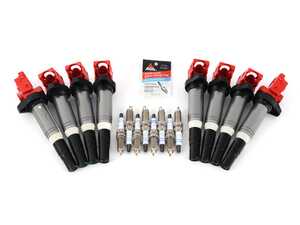 ES#4660643 - D650-0003KT3 - Ignition Service Kit  - A direct plug-and-play kit upgrade with up to 10% more energy output than stock! Featuring red Dinan ignition coils. - Dinan - BMW