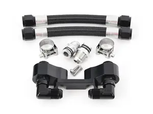 Billet PCV Breather Vent Hose Kit - Black