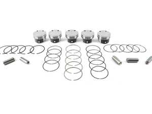 ES#4000041 - 302229 - JE Performance Piston Set - Includes rings, wire locks, and wrist pins - 81.5mm Bore (0.50 oversize), 8.5:1 CR, 86.4mm stroke - JE Piston - Audi
