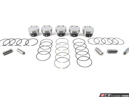 ES#4000041 - 302229 - JE Performance Piston Set - Includes rings, wire locks, and wrist pins - 81.5mm Bore (0.50 oversize), 8.5:1 CR, 86.4mm stroke - JE Piston - Audi