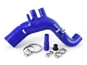 ES#1306703 - FMGOLFIND-BLU1 - Turbo Inlet Pipe - Blue With Free Clamp Kit - For cars with 25mm PCV - Forge - 