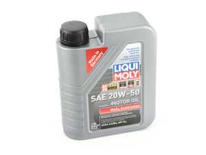 ES#4305242 - 22070 - MoS2 Antifriction Engine Oil (20w-50) - 1 Liter - Suited for older generation air and watercooled gasoline solid lifter engines, with or without turbochargers - Liqui-Moly - BMW Porsche