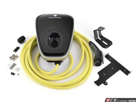 ES#4626862 - 61905A1E1C3 - MINI WALLBOX EV Charger - Yellow Cord - The MINI Wallbox completes your home charging set up for the utmost convenience - Genuine MINI - MINI