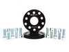 ES#8824 - ECS40255571WBK -  ECS Wheel Spacer And Bolt Kit - 20mm With Ball Seat Bolts - Comes with everything you need to install spacers on two wheels - ECS - Audi Volkswagen