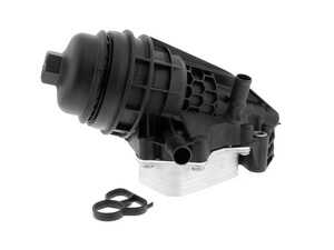 ES#4684715 - 2601800400 - Oil Filter Housing - Includes Oil Cooler - Vemo - Mercedes Benz