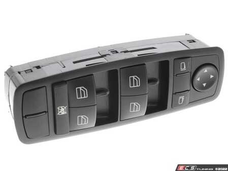 ES#4684702 - 25183000909051 - Driver Window Switch - Black - Driver Left Side - Vemo - Mercedes Benz