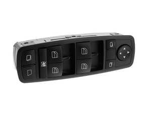ES#4684703 - 25183001909051 - Driver Window Switch - Located On The Drivers Door - Black (Color Code 9051) - Vemo - Mercedes Benz