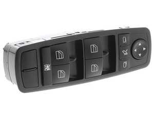 ES#4684704 - 25183002909051 - Driver Window Switch - Located On The Drivers Door - Black (Color Code 9051) - Vemo - Mercedes Benz