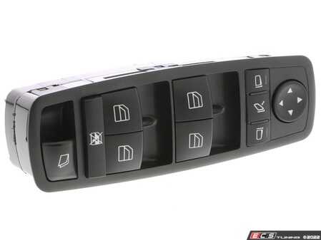 ES#4684705 - 25183005909051 - Driver Window Switch - Located On The Drivers Door - Black (Color Code 9051) - Vemo - Mercedes Benz
