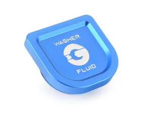 ES#4620344 - G8XWFC-B - BLACKLINE Performance G8x Washer Fluid Cap - Motorsport Blue - Blue - Add some design flare to your engine bay! - Goldenwrench Supply Co - BMW