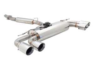 ES#4404994 - ES-AS313S - 3" Varex Valved Cat-Back Exhaust System - With SmartBox - 8V S3 - Features brushed 304 stainless steel construction and quad 4" polished stainless tips - XForce - Audi