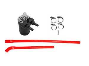 ES#4685968 - 56-310316-02 - M7 Black Billet Aluminum Updated Oil Catch Can Kit 56-310316-02 - N18 Engine - Red  - Filter out the performance robbing oil mist in your crankcase vent system - M7 Speed - MINI