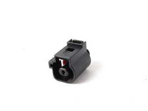 ES#311317 - 1J0973081 - Connector housing - 1 pin - Used in various locations - Genuine Volkswagen Audi - Volkswagen