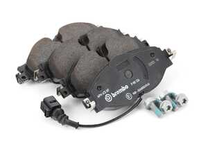 ES#4486863 - 8V0698151G - Premium Low-Met OE Equivalent Pad - Front - Quality brake pads from an original equipment supplier - Brembo - Audi Volkswagen
