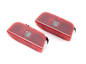 ES#4366486 - 000052120F - VW Logo Front Door LED Puddle Light - Add some flair to your Volkswagen model with the LED VW Logo Puddle Light! - Genuine Volkswagen Audi - Volkswagen