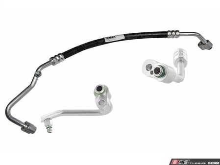 ES#4684567 - 1635000172 - High Pressure A/C Line - Hose that connects the compressor to the condenser - Vemo - Mercedes Benz