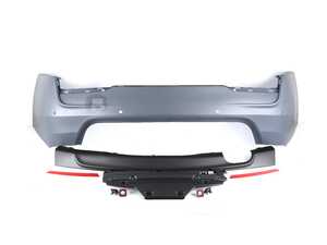 ES#4045669 - F31WGNMTRR-DIFFP - M Sport Style Rear Bumper - Single Exit (w/ PDC) - Add the more aggressive front bumper from the M Sport package - Turner Motorsport - BMW