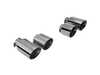 ES#4686002 - ESVW09BLACKTIPS - 4" Black Stainless Steel Quad Tips - Includes 2 pairs of twin tips, fits XForce exhaust ONLY - XForce - Volkswagen