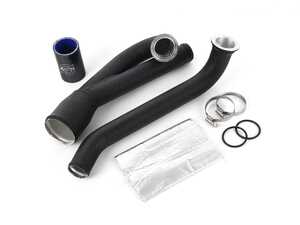 ES#4405026 -  VTT-ALUM-OUTLET - N54 Aluminum Turbo Outlet Boost Pipes - For use with factory style V band - also known as the "Hot Side Charge Pipes" - Vargas Turbo Technologies - BMW