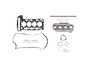 ES#4686066 - 11120427690 - Cylinder Head Gasket Set - With normal sized head gasket - Corteco - MINI
