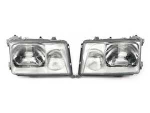 ES#3663032 - 440-1108P-LD-E - W124 E-Class Euro Style Headlights - Set - Featuring Chrome Glass Housings Headlights for your W124! - Depo - Mercedes Benz