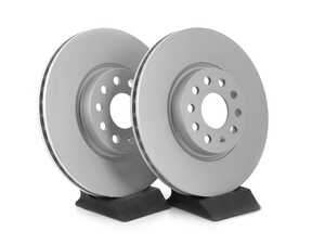ES#4668313 - 5Q0615301F-P - Front V5 Plain Brake Rotors - Set (312x25) - Precision manufactured and featuring a GeoSpec corrosion-resistant coating - ECS - Audi Volkswagen