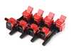 ES#4686060 - 002540LCA09KT - ECS Performance Ignition Coils - Set Of Eight - Designed to be a direct plug-and-play upgrade to factory coils, providing greater energy output, ensuring a stronger and more consistent spark! - ECS - Audi