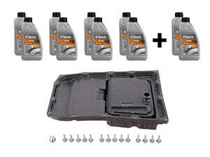 ES#4686119 - 97032102500KIT2 - Porsche 7 Speed PDK Transmission Service Kit - Extra Fluid - Featuring Vaico Service Kit for 7-Speed Dual-Clutch Transmission - 7DT75 PDK - Vaico - Porsche