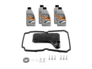 ES#4684469 - 7222770095kit2 - Porsche 5-Speed Tiptronic Transmission Oil Service Kit  - Featuring VAICO Porsche spec transmission oil, filter, seals & all hardware to service your transmission! - Vaico - Porsche