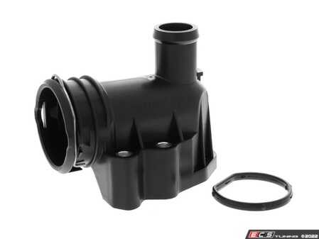 ES#4684444 - 6422001156 - Coolant Flange - Thermostat Housing; Includes new seal ring - Vaico - Mercedes Benz