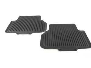ES#4001831 - 8W0061511A041 - All Weather Mats without clips - Rear - Audi All-Weather rubber floor mats - Genuine Volkswagen Audi - Audi