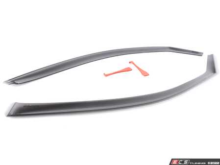 ES#4037186 - 82923 - Front & Rear Side Window Deflectors - Dark Smoke - Optimum protection, while allowing window use in any conditions - WeatherTech - Volkswagen