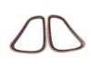 ES#4419893 - 63217166959 - Black Tail Light Trims - Set  - Black line add on tail light trims - ECS - MINI