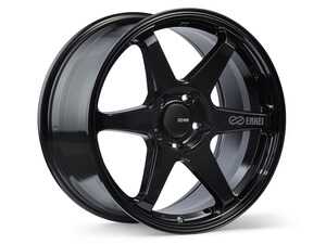 ES#4686189 - 539-880-4445bkKT - 18" Enkei T6R - Set Of Four - 18"x8" ET45 5x112 57.1CB - Gloss Black Black - Enkei Wheels - Audi Volkswagen
