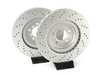 ES#4669182 - 34112283801-X - Front V5 Drilled Brake Rotors - Set (360x30) - Precision manufactured for consistent stopping power during performance driving. Featuring a matte black zinc coating for corrosion protection. - ECS - BMW