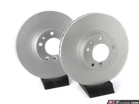 ES#4669156 - 34116757747-P - Front V5 Plain Brake Rotors - Set (324x30) - ECS - BMW