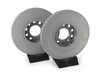 ES#4668387 - 4A0615301D-P - Front V5 Plain Brake Rotors - Set (288x25) - Precision manufactured and featuring a GeoSpec corrosion-resistant coating - ECS - Audi Volkswagen