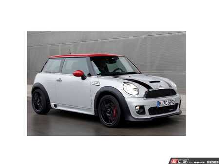 ES#4137357 - 51112759494KT - MINI Aero III JCW Front Bumper Kit - Gloss Black Lip/Spoiler  - Used to upgrade your front bumper JCW Aero III design with factory upgraded Brake Ducts - Assembled By ECS - MINI