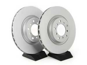 ES#4669186 - 34112229529-P - Front V5 Plain Brake Rotors - Set (325x28) - Precision manufactured and featuring a GeoSpec corrosion-resistant coating - ECS - BMW