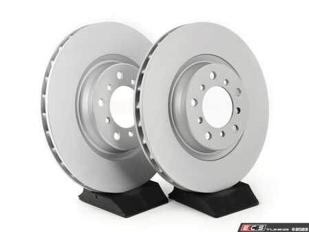 ES#4669186 - 34112229529-P - Front V5 Plain Brake Rotors - Set (325x28) - Precision manufactured and featuring a GeoSpec corrosion-resistant coating - ECS - BMW
