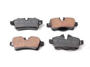 ES#2019399 - 34216778327 - Rear Euro Ceramic Brake Pad Set EUR1309 EUR1309A
 - Restore the stopping power in your MINI - With Shims - Akebono - MINI