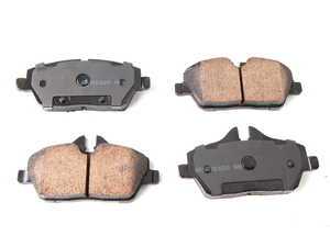 ES#2015168 - EUR1308 - Front Euro Ceramic Brake Pad Set EUR1308 - Restore the stopping power in your MINI - With Shims - Akebono - MINI