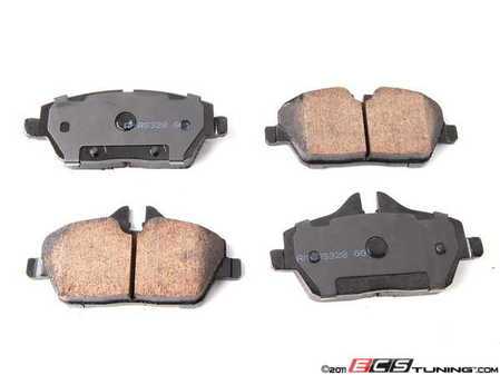 ES#2015168 - EUR1308 - Front Euro Ceramic Brake Pad Set EUR1308 - Restore the stopping power in your MINI - With Shims - Akebono - MINI