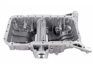 ES#4684385 - 2760105112 - Engine Oil Pan - Aluminum  - Includes New Drain Plug - Vaico - Mercedes Benz