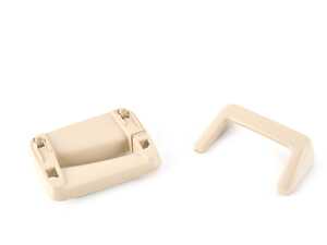 ES#2111405 - 7P6857763A95T - Seat Belt Guide - Cornsilk Beige - Genuine Volkswagen Audi - Volkswagen